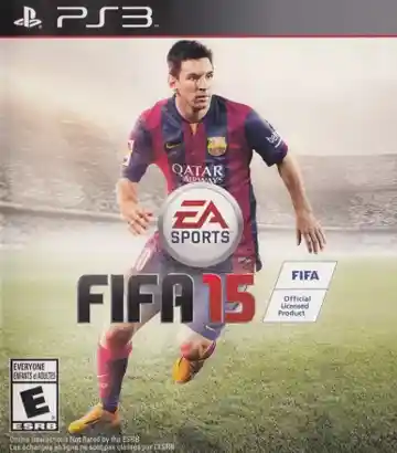 FIFA 15 (USA) (v1.05) (BLUS31443) (Disc) (Update) box cover front